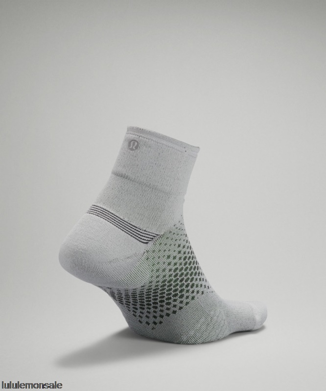 Lululemon Deutschland DELULU914 | Seal Grey Macropillow Ankle Laufsocke Mittlere Dämpfung